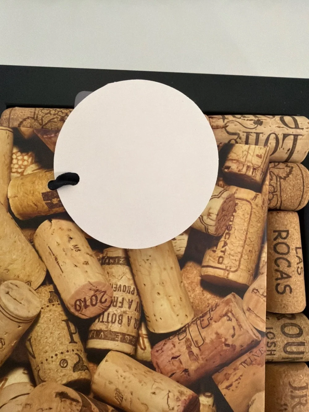 Bottle Corks Picture Print Paper Wine Gift Bag
